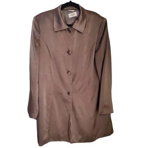 Talbots Tan Blazer Coat/Dress  Size 12